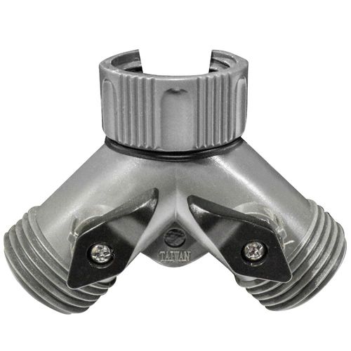 3150 Plastic "Y" Connector With Double Shut Off
