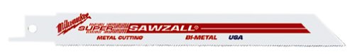 Milwaukee 48-01-6189 12-Inch Super Sawzall Blades 18 Teeth Per Inch, 50 Pack