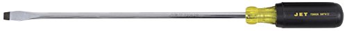 Jet 720628-3/8" X 12" Slot Round Shank Cushion Grip Screwdriver
