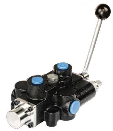 RLD Directional Control Valve 1 Spool. 25 GPM, 4 Way 3 Pos, Spring Center