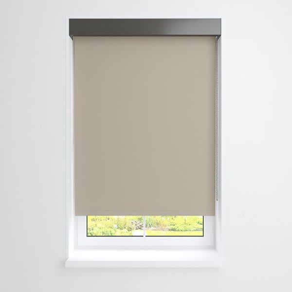 Threadwell Manual Roller Shade For Windows 36"-48"W X 60"H Blackout Twill
