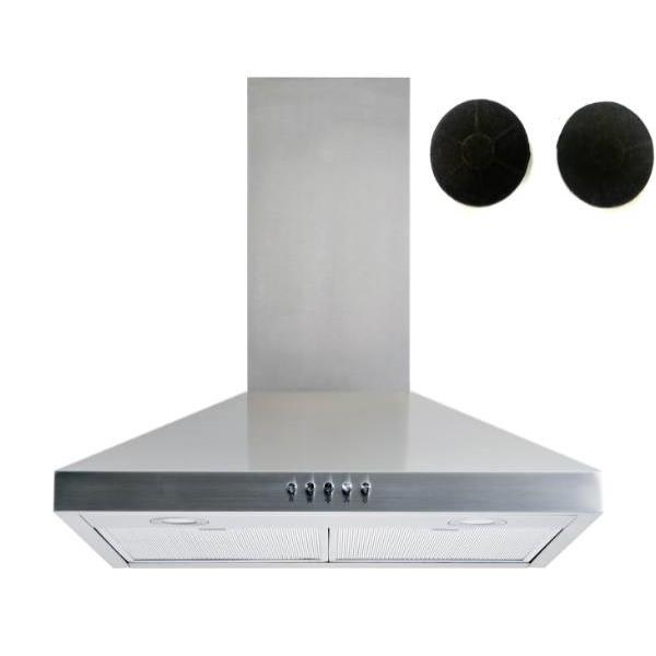 Winflo 30" Convertible Stainless Steel Wall Mount Range Hood Charcoal Filter