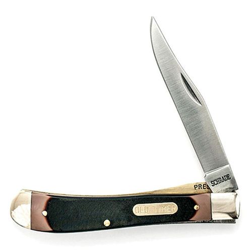 Old Timer Gunstock Trapper Lockblade Pocket Knife