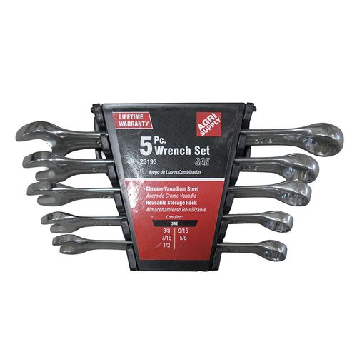 Agri Supply Combination Wrench Set, 5 Piece