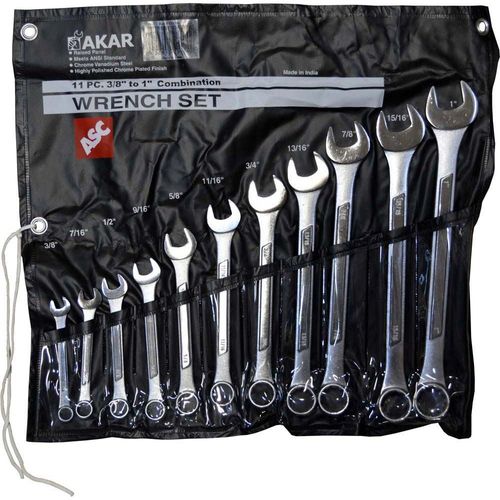 Combination Wrench Set, 11 Piece