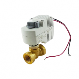 Siemens 242-00212 3/4" 2-Way Valve Body W/2-Position SR Actuator N/C 4.1Cv NPT 24V