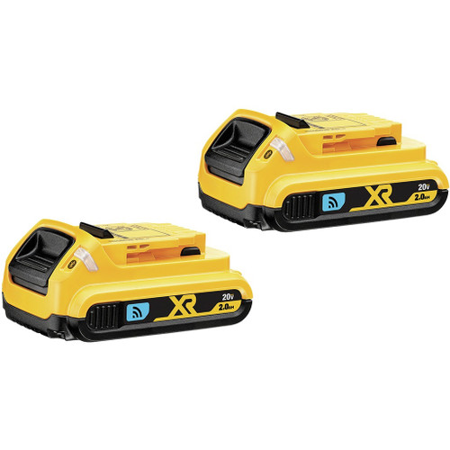 DeWalt 20V MAX Compact XR Lithium Ion Battery Pack, 2.0 Ah 2-Pack