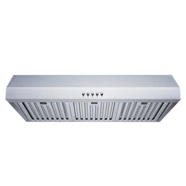 Winflo 30" Stainless Steel Under Cabinet Range Hood With Baffle Filters