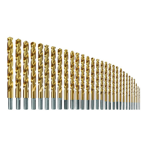 Bosch Titanium-Coated Metal Drill Bit Set, 29-Piece