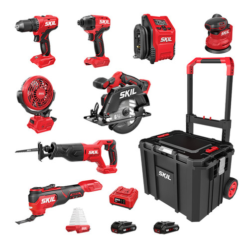 Skil PWRCORE 20V 9-Tool Combo Kit