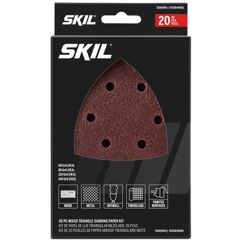 Skil 20-Piece Detail Sandpaper Kit