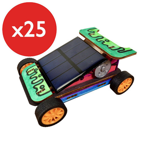 Brown Dog Gadgets Solar Racer Kit, 25-Pack