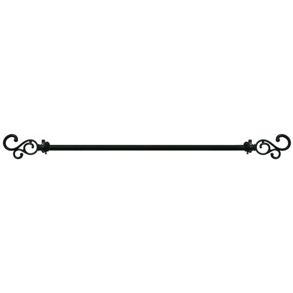 Achim Buono Ii Decorative Curtain Rod And Finial Medley (6-Case)
