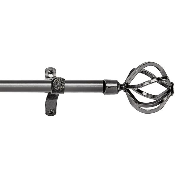 Achim Metallo Decorative Rod And Finial Carrera 28 To 48", Case Of 6