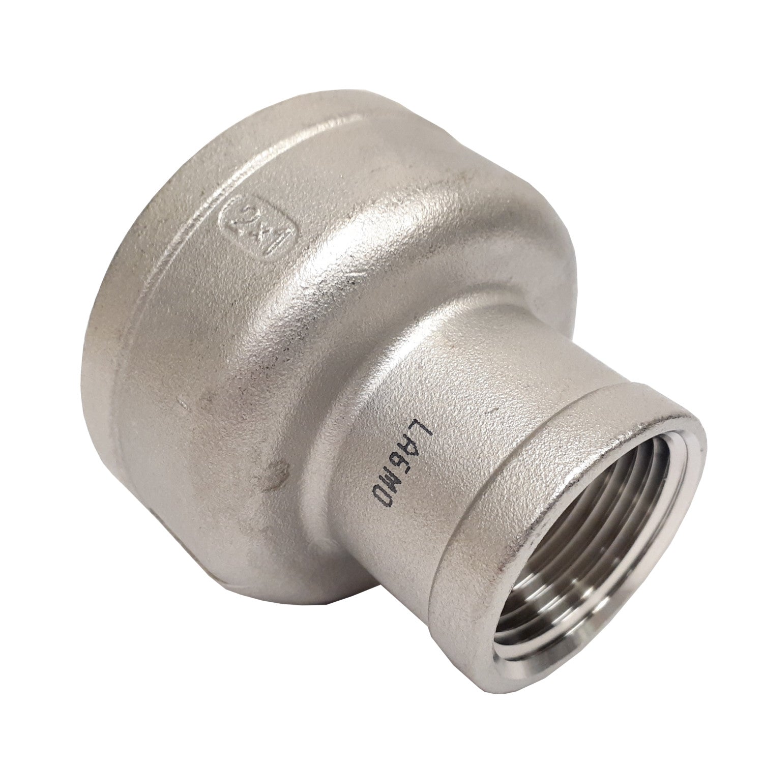 Stainless Steel 2 Inch X 1 Inch NPT Reducing Coupling, 304 SS, Class 150
