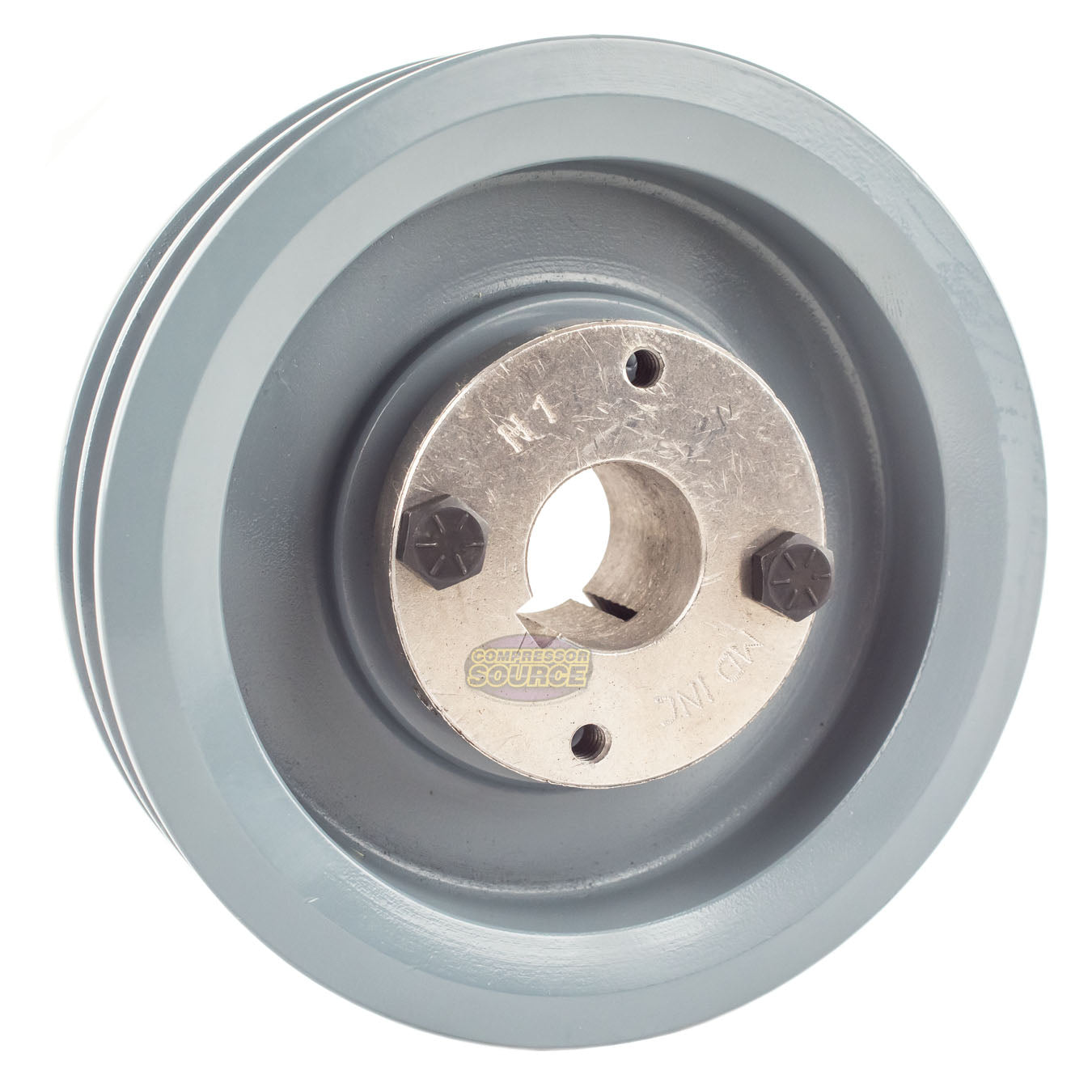 5.5" Double Groove A Section 4L Sheave with 1" H-Style Split Taper Bushing - 2AK56H
