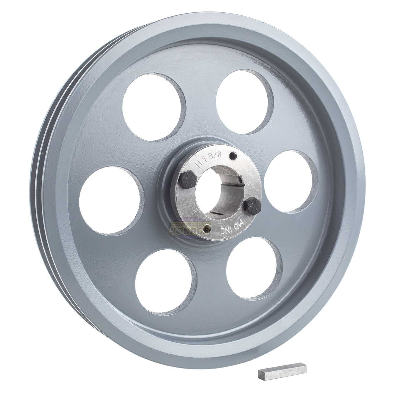 9.25" Double Groove A Section 4L Sheave with 1-3/8" (1.375") H-Style Split Taper Bushing - 2AK94H
