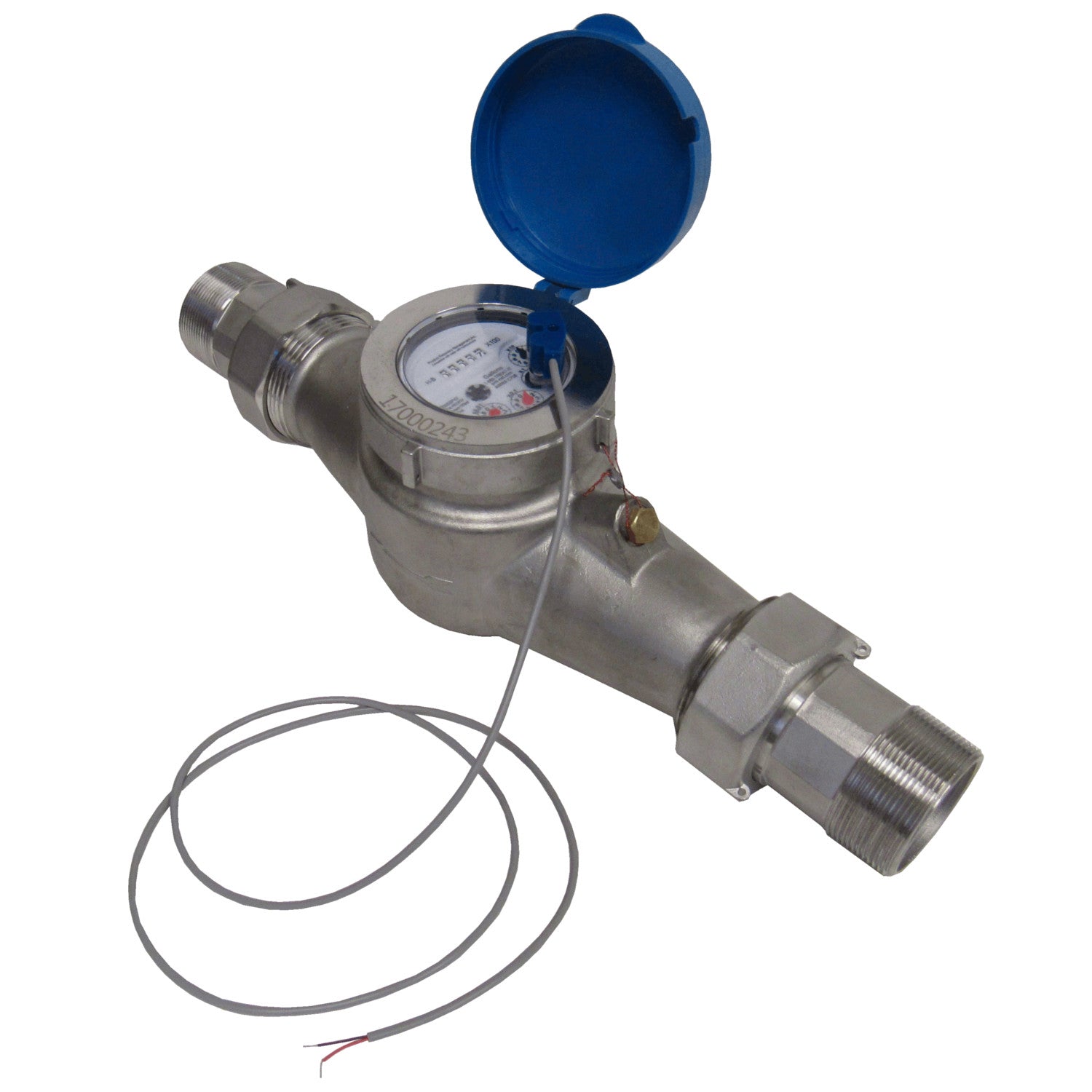 PRM 2 Inch NPT Stainless Steel Multi-Jet Totalizing Water Meter with Pulse Output