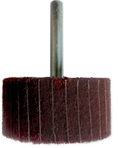 Wendt 117589 | 2 x 2 x 1/4 In. Shank Interleaf Flap Wheel | Fine / 180 Grit