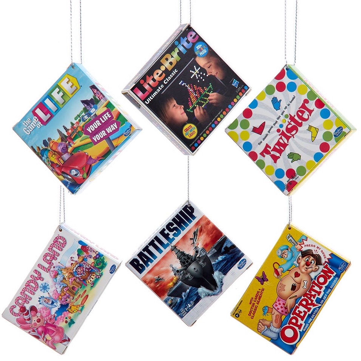 3.5" Hasbro Retro Board Game Ornament