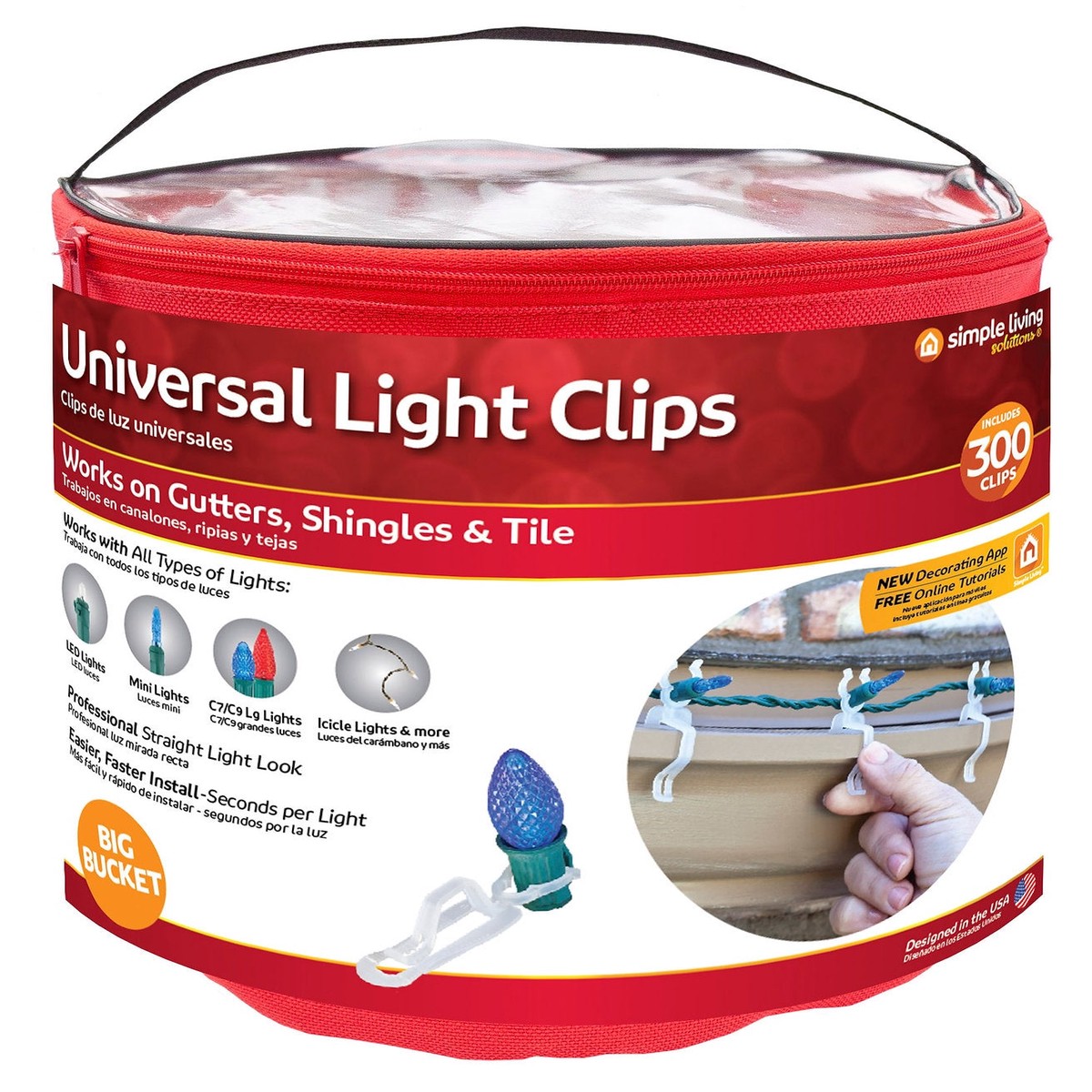 300-Pack of Universal Light Clips