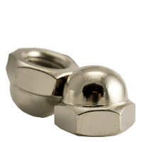 #10-24 Acorn Nut, 2 Piece, Nickel Plated (250/Pkg.)