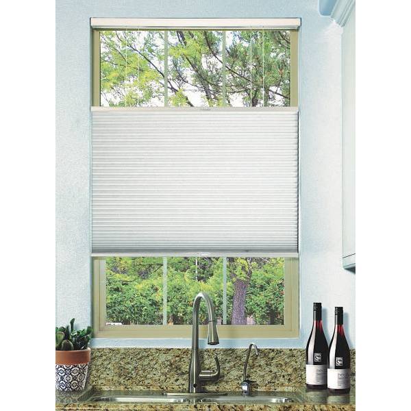 BlindsAvenue Simply 72 In. X 48 In. Cordless Blackout Single Cell Cellular Shade (White)
