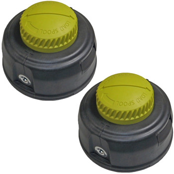 Ryobi P2009 2 Pack of Genuine OEM String Head Assemblies # 313318001-2PK