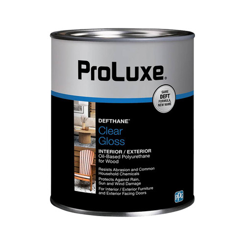 ProLuxe Defthane Polyurethane Clear Gloss, Gallon