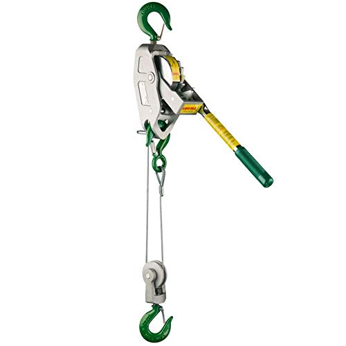 Lug-All 447-1500-25SH 3-4Ton Cable Winch-Hoistw-Latch Hook Small