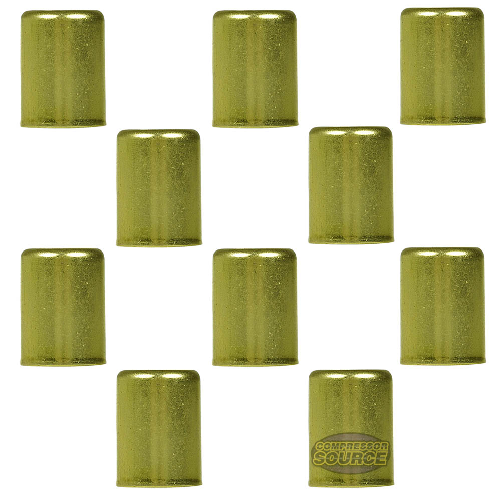 Brass Ferrule 13/16" Outer Diameter 5/8" Inner Diameter Smooth 10-Pack 32573