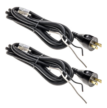 DeWalt DW130/DW411/DW303M 2 Pack Power Cord 8'/18 Ga./2-Wire - 330072-98-2PK