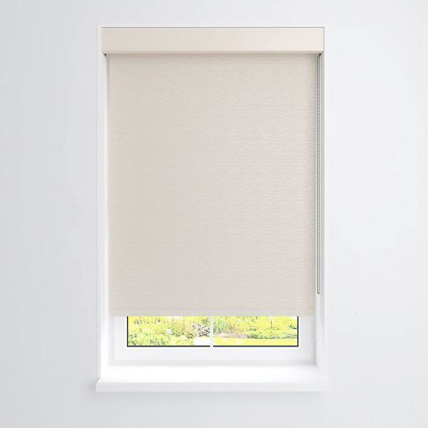 Threadwell Manual Roller Shade For Windows 60"-72"W X 60"H Blackout Tusk