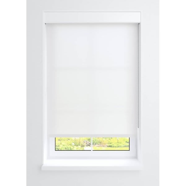 Threadwell Manual Roller Shade For Windows 12"-24"W X 60"H 1% Chalk