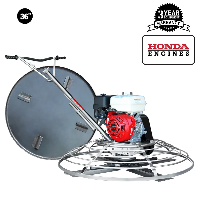 36″ Concrete Power Trowel 5.5HP Honda with Float Pan Cement Finishing Tool