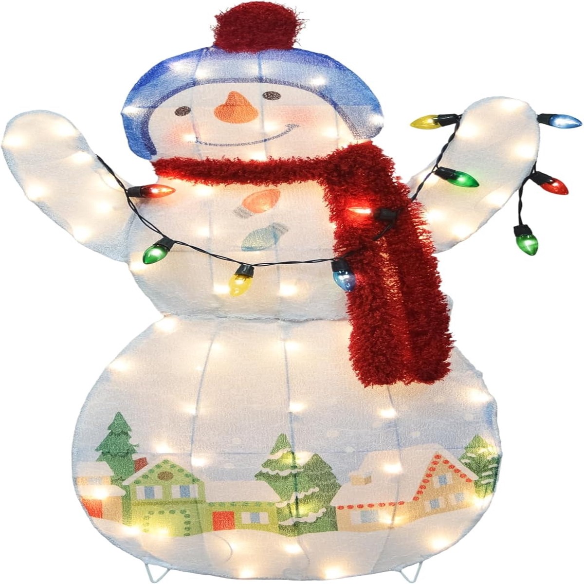 36" Hallmark Keepsakes Snowman LED Yard Decoration