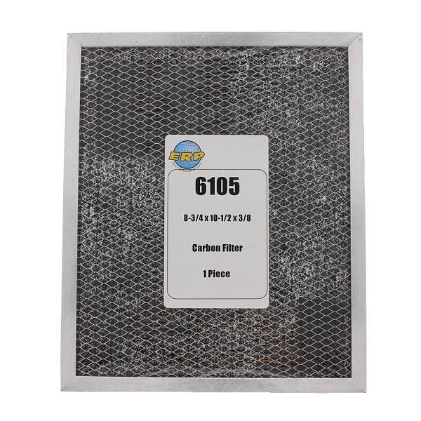Erp Replacement 8-3/4 X 10-1/2 X 3/8 In. Carbon Filter For Range Hood