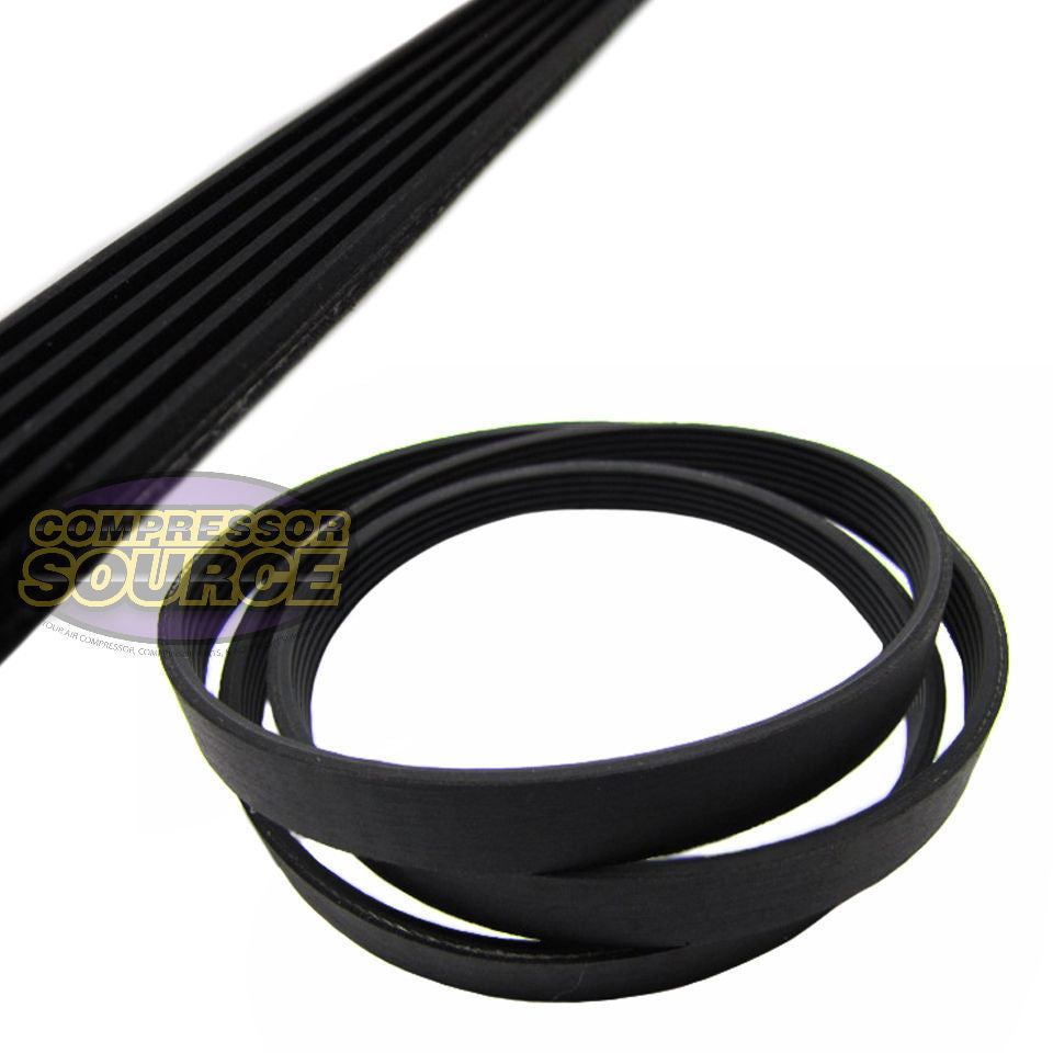 6 Ribbed Poly V Belt 38" Inch Micro Rib Groove Flat Belt Metric 380J6