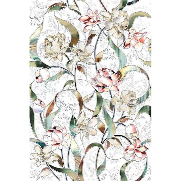 Artscape Window Film, Begonia, 24" X 36"