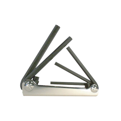 Eklind Fold-up Hex Set Fractional 5-Piece, 3/16" - 3/8"