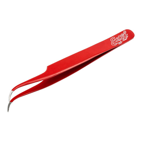 Excel Precision Curved Point Tweezers, 4-1/2"