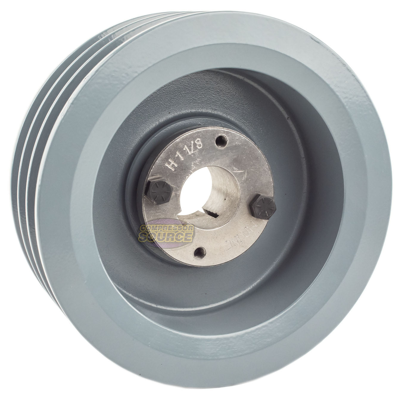 6.5" Triple Groove Pulley fits B Section V-Belt 5L with 1-1/8" Sheave Bushing 3BK67H