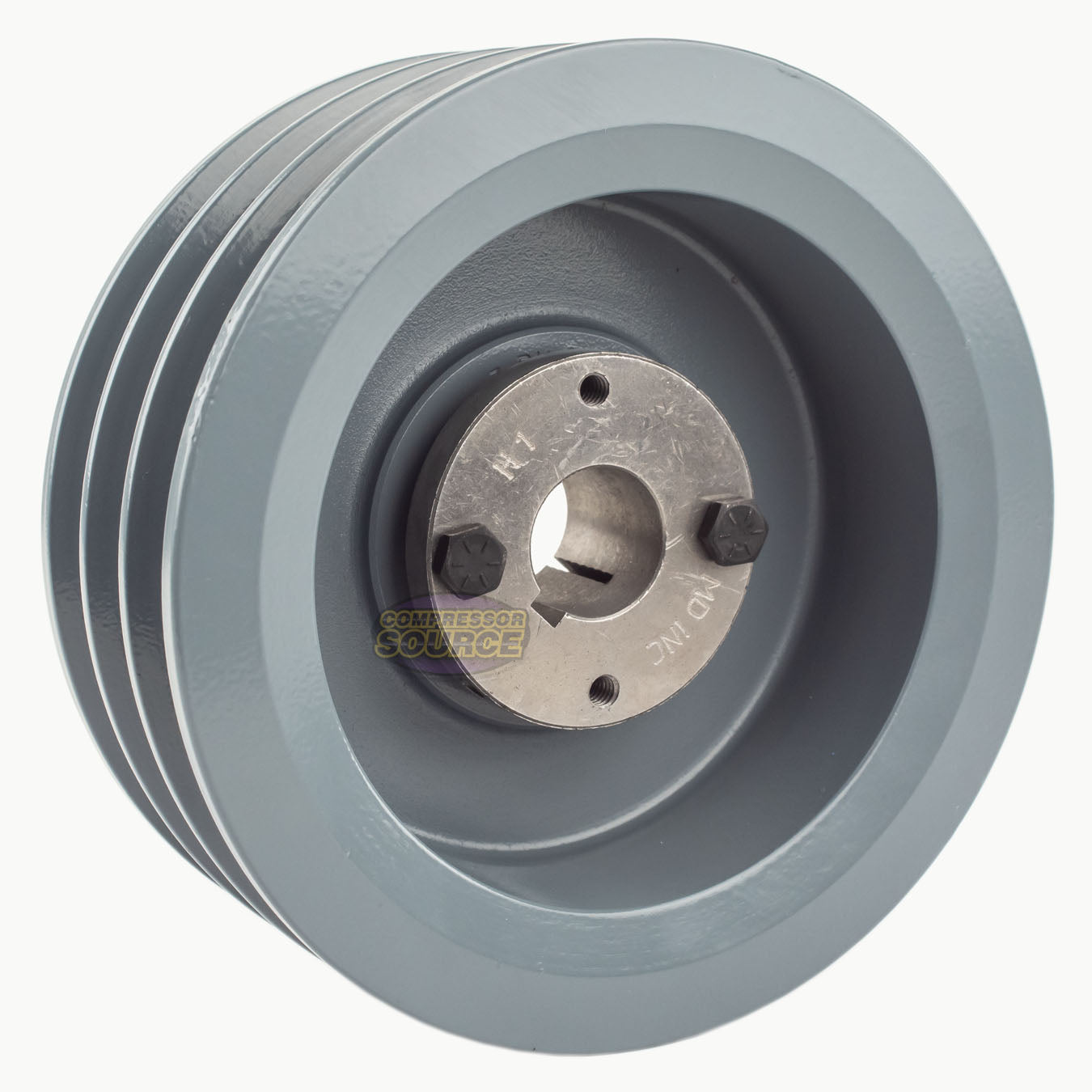 5.5" Triple Groove Pulley fits B Section V-Belt 5L with 1" Sheave Bushing 3BK57H