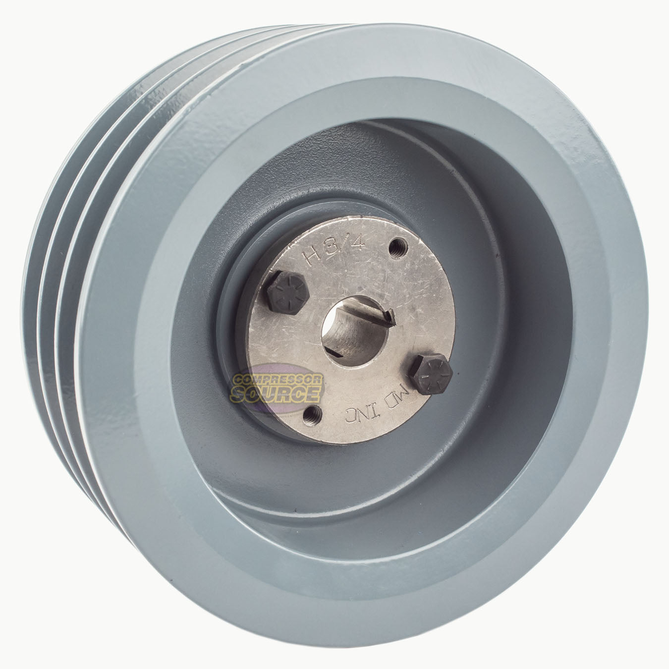 5.5" Triple Groove Pulley fits B Section V-Belt 5L with 3/4" Sheave Bushing 3BK57H