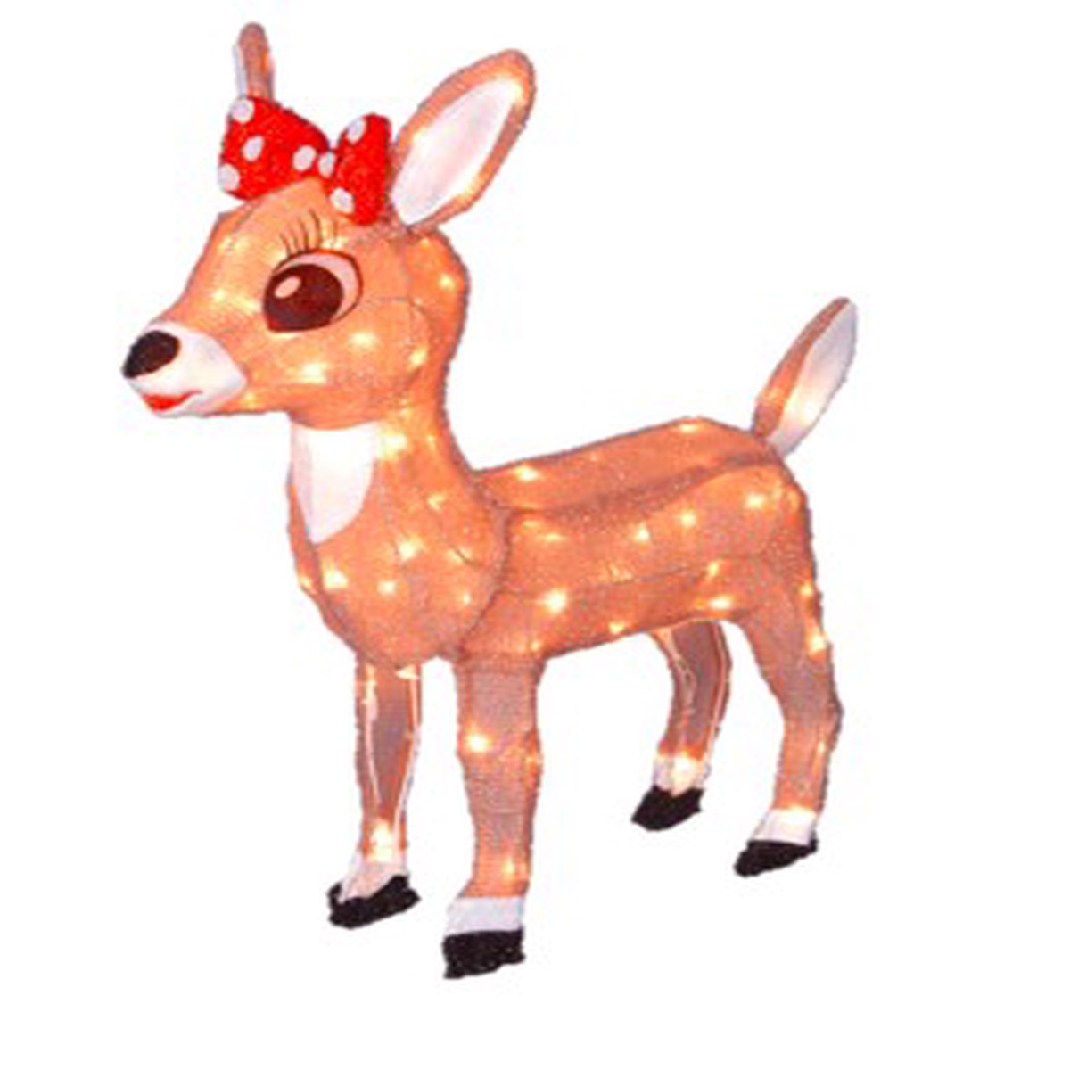 3D Clarice Reindeer LED Yard Art