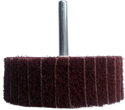 Wendt 117807 | 3 x 1 x 1/4 In. Shank Interleaf Flap Wheel | Medium / 120 Grit
