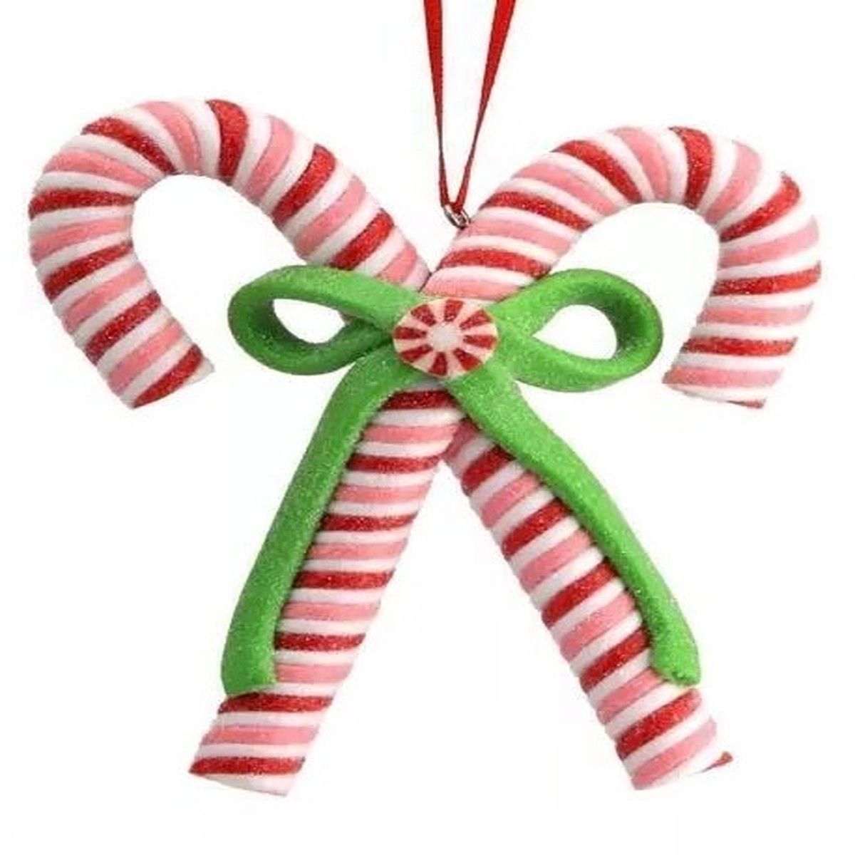 4.5" Double Candy Cane Ornament