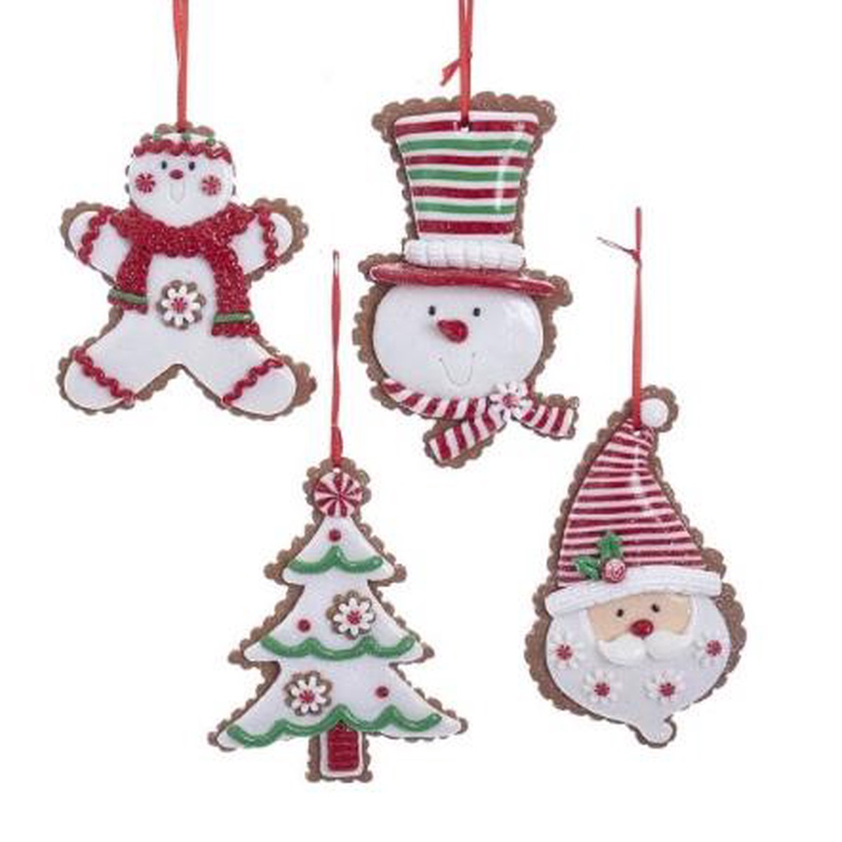 4.5" Holiday Gingerbread Cut Out Ornament