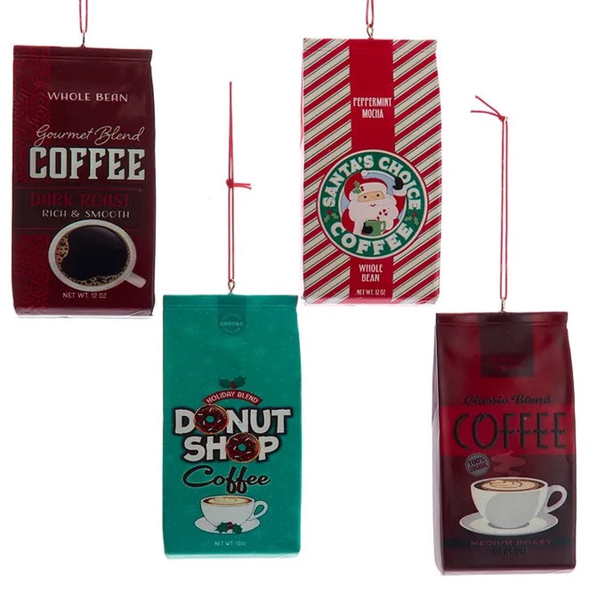4.75" Coffee Bag Ornament