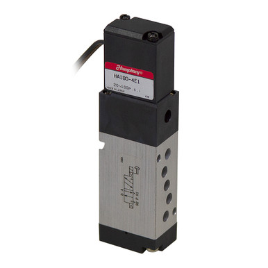 12 Volt DC Normally Open (NO) Solenoid Air Valve Humphrey HA180-4E1